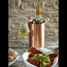 Copper Wine Cooler 12cm Dia X 18cm High