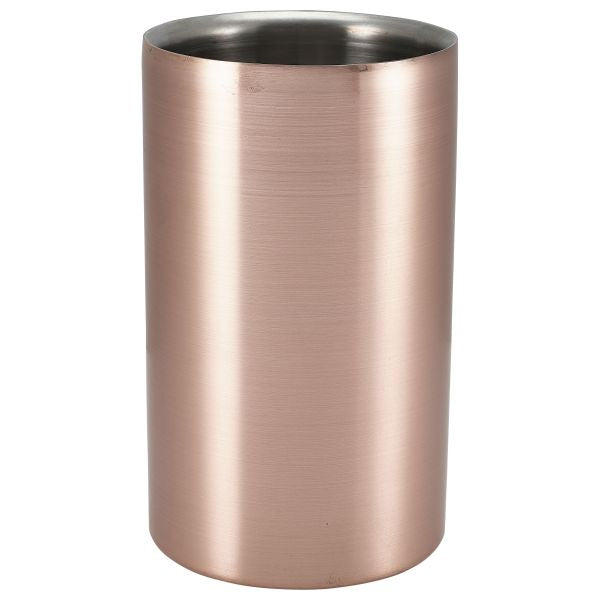 Copper Wine Cooler 12cm Dia X 18cm High