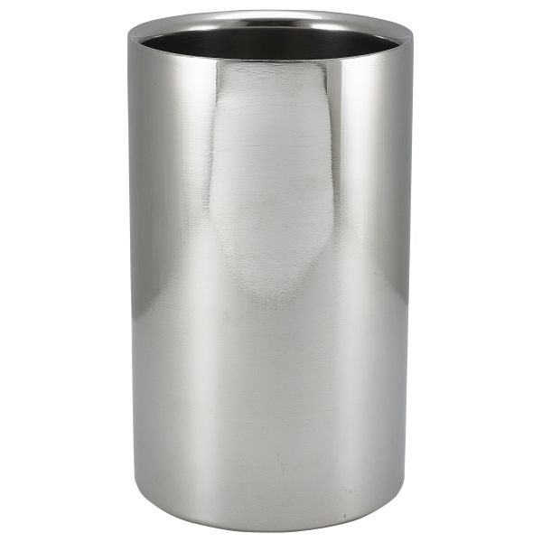 Polished St/St Wine Cooler 12 Dia X 18cm H