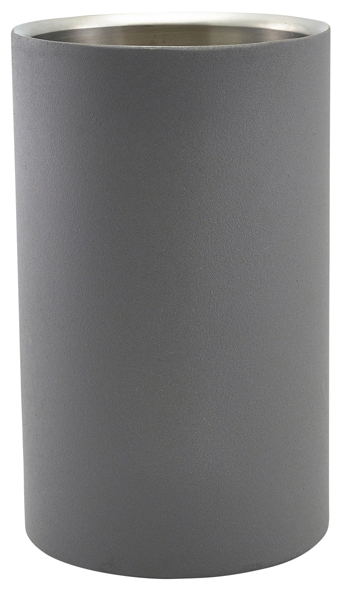 Iron Effect Wine Cooler 12cm Dia x 20cm High
