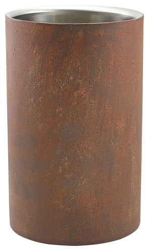 Rust Effect Wine Cooler 12cm Dia x 20cm High