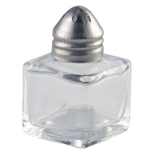 Individual Glass Pepper Pot 30 x 30 x 50mm