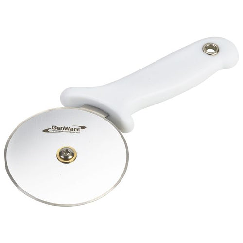 Genware Pizza Cutter White Handle