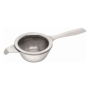 S/St.Teastrainer & Bowl 2"Wide 5.1/2" Long