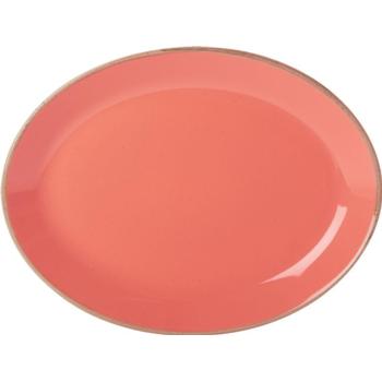 Coral Oval Plate 30cm/12''