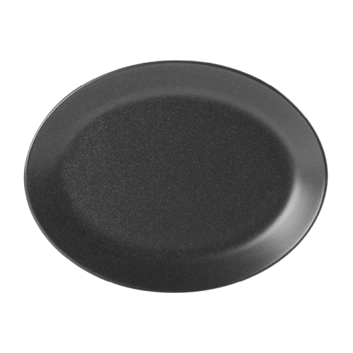 Graphite Oval Plate 30cm/12''