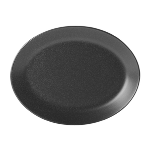 Graphite Oval Plate 30cm/12''