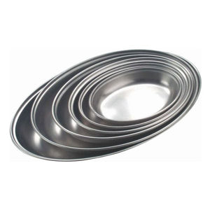 S/St.Oval Veg.Dish 8"
