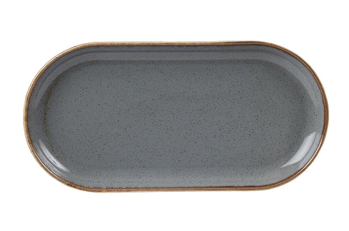 Storm Narrow Oval Plate 30cm