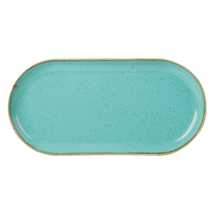 Sea Spray Narrow Oval Plate 32x20cm/12.5x8''