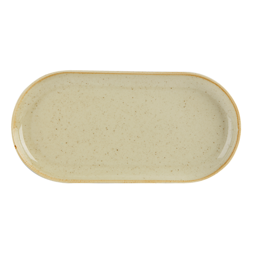 Wheat Narrow Oval Plate 32x20cm/12.5x8''