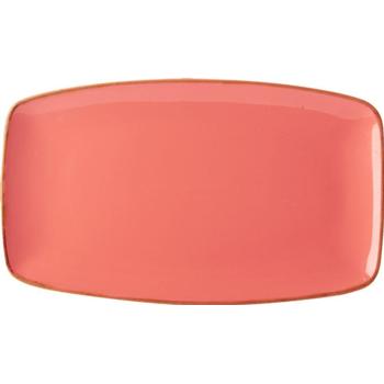 Coral Rectangular Plate 31x18cm/12''x7''