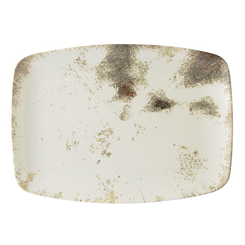 Sand Rectangular Plate 27 x 19.5cm - Qty 6