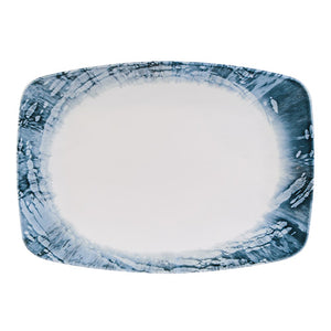 Wave Rectangular Plate 27 x 19.5cm - Qty 6