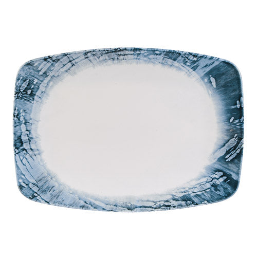 Wave Rectangular Plate 27 x 19.5cm - Qty 6