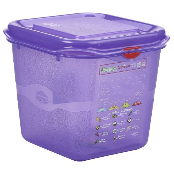 Allergen GN Storage Container 1/6 150mm Deep 2.6L