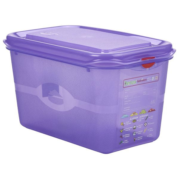Allergen GN Storage Container 1/4 150mm Deep 4.3L