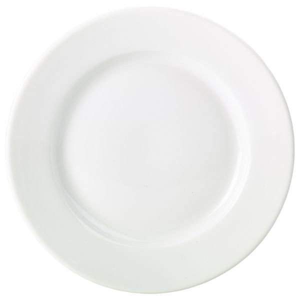 Royal Genware Classic Winged Plate 19cm White