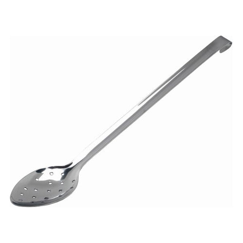 S/St.Perforated Spoon 350mm With Hook Handle