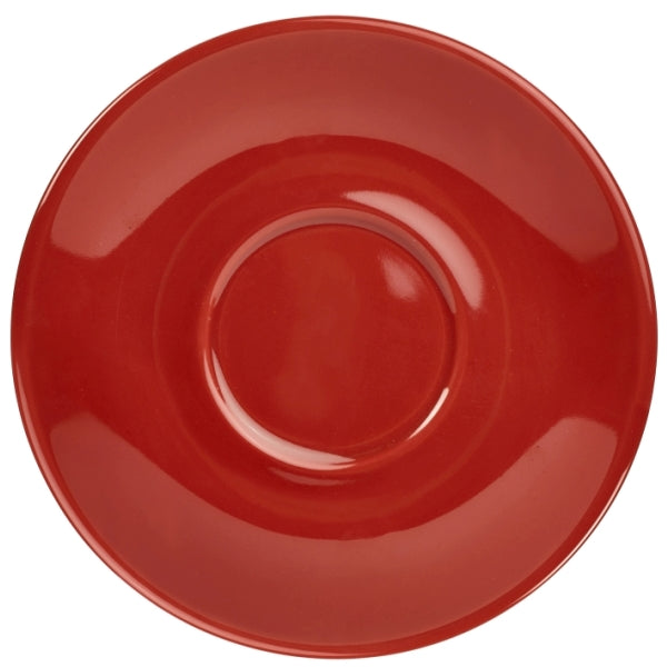 Royal Genware Saucer 13.5cm Red