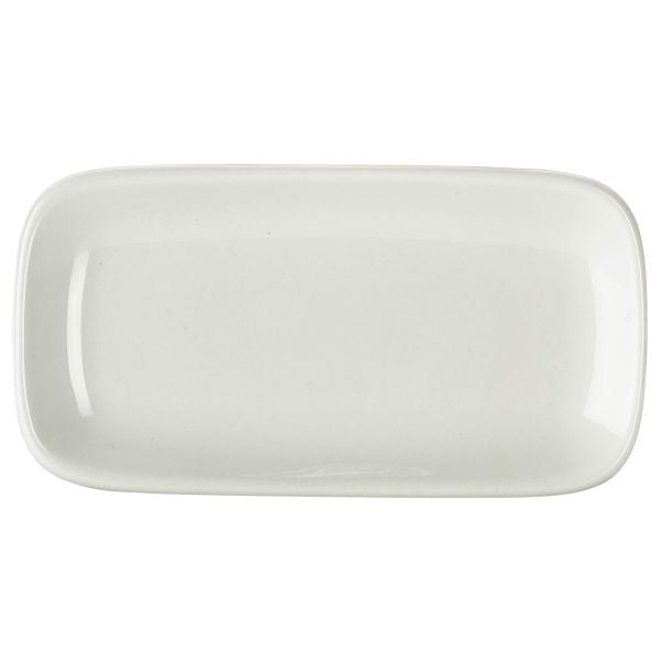 Royal Genware Rectangular Rounded Edge Plate 19.5 x 10cm
