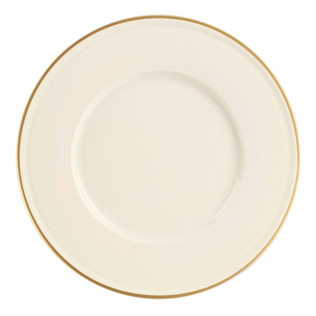 Line Gold Band Plate 27cm - Pack Of 6