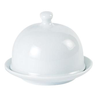 Round Covered Butter Dish 9x6.5cm/3.5''x2.5''
