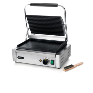 Hendi Large Ribbed Top Contact Grill