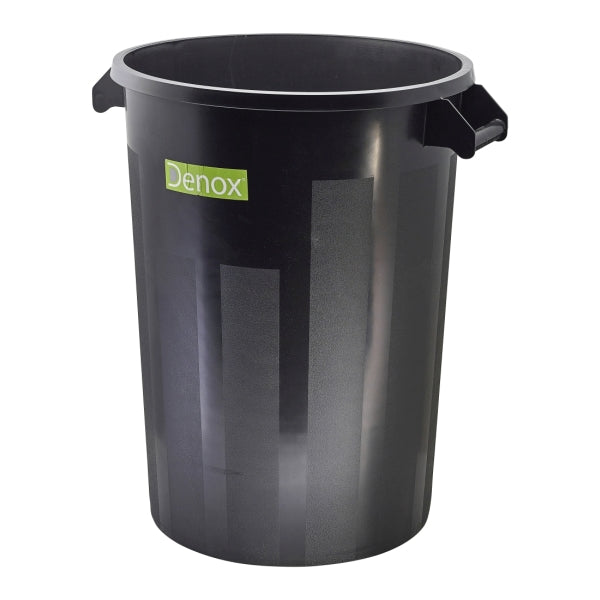 Black Dust Bin 100L