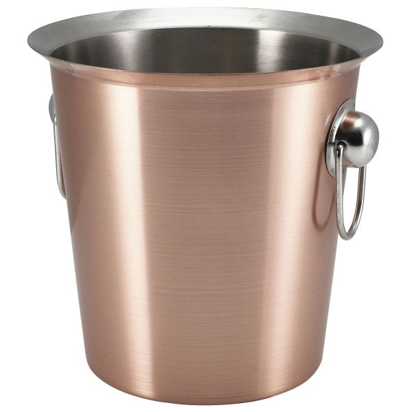 Copper Wine Bucket With Ring Handles