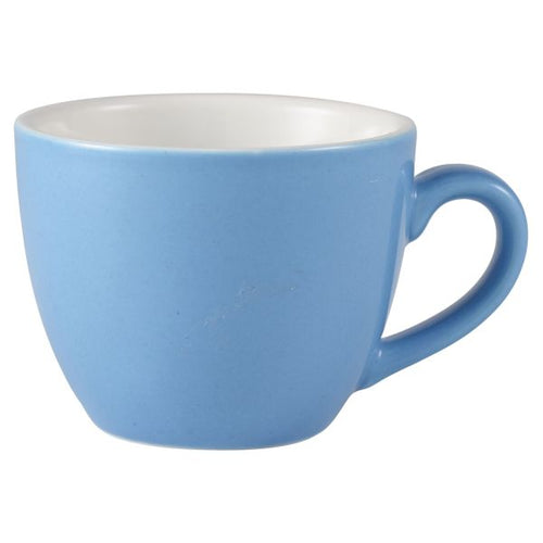 Royal Genware Bowl Shaped Cup 9cl Blue
