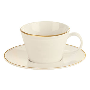 Line Gold Band Espresso Saucer 12cm - Pack Of 6