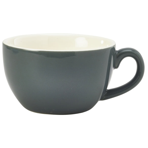 Royal Genware Bowl Shaped Cup 17.5cl/6oz Grey