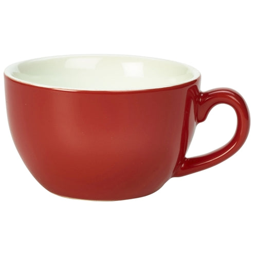 Royal Genware Bowl Shaped Cup 17.5cl/6oz Red