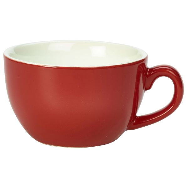 Royal Genware Bowl Shaped Cup 25cl Red