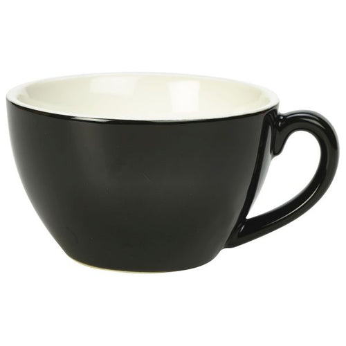 Royal Genware Bowl Shaped Cup 34cl Black