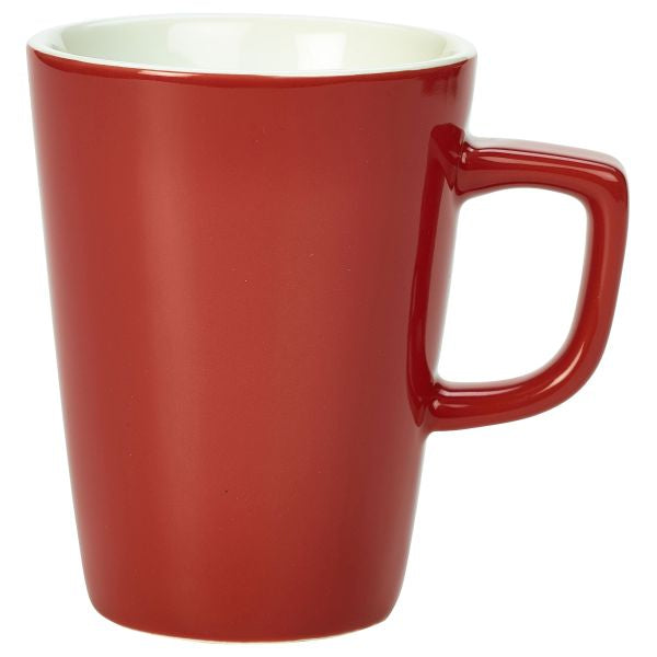 Royal Genware Latte Mug 34cl Red
