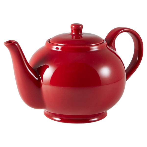 Royal Genware Teapot 85cl/30oz Red