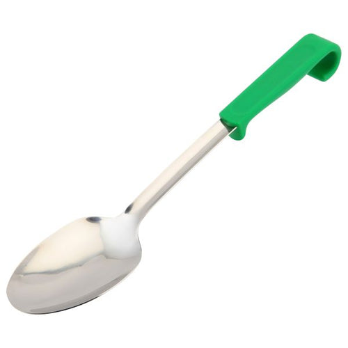 Genware Plastic Handle Spoon Plain Green