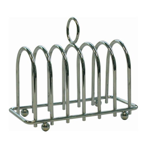 Chrome Horseshoe 6 Slice Toast Rack