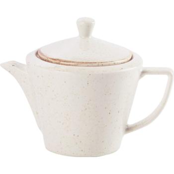 Oatmeal Conic Tea Pot 50cl/18oz