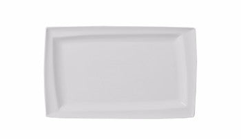 Academy Asymmetric Rectangular Plate 33x22cm/13x8.25''