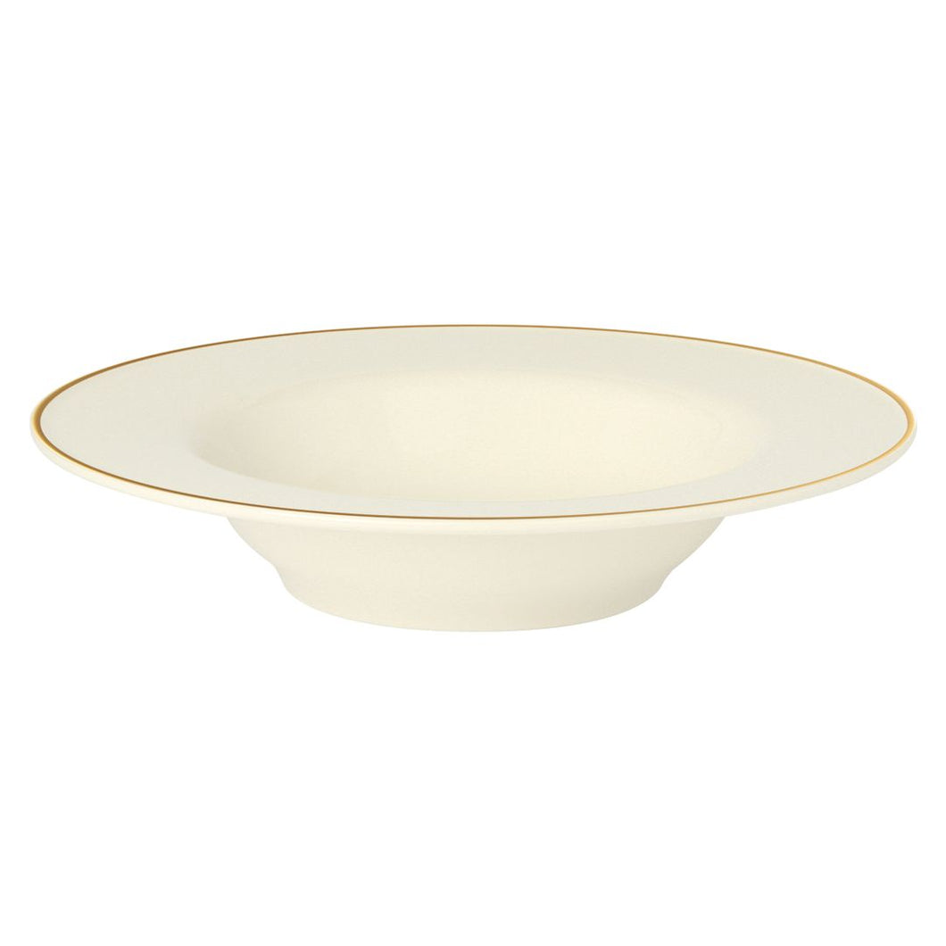 Academy Event Gold Band Soup Plate 23cm / 9'' - Pack Of 6
