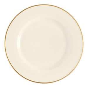Academy Event Gold Band Flat Plate 20cm / 8'' - Pack Of 6
