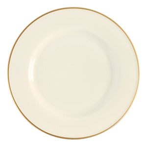 Academy Event Gold Band Flat Plate 25cm / 10'' - Pack Of 6