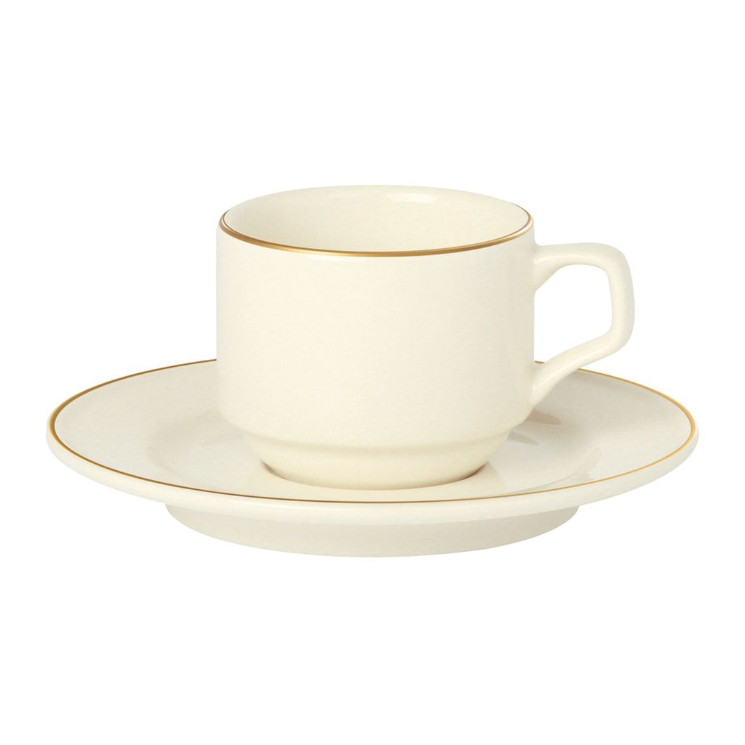 Academy Event Gold Band Espresso Saucer 12cm - Pack Of 6