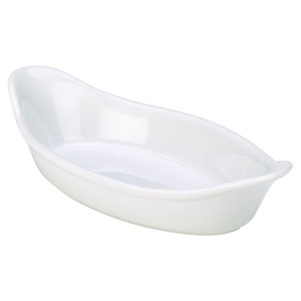 Royal Genware Oval Eared Dish 28cm White