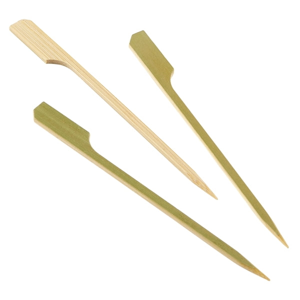 Bamboo Gun Shaped Paddle Skewers 12cm/4.75