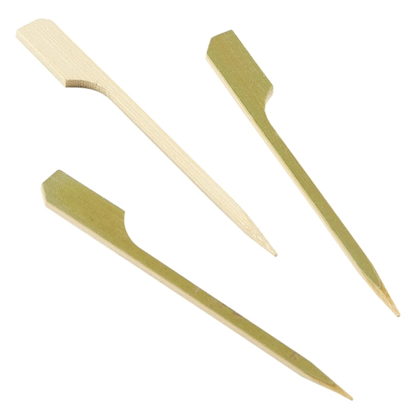 Bamboo Gun Shaped Paddle Skewers 9cm/3.5
