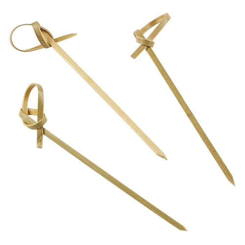 Bamboo Looped Skewers 9cm/3.5